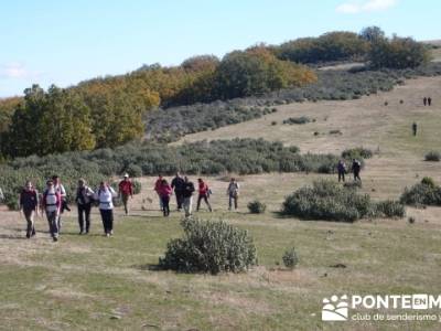 Conoce senderistas caminando, Parque Natural del Hayedo de Tejera Negra; el taller excursionista